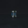 Load image into Gallery viewer, RovyVon Ti Walker EDC Titanium Bead_Blue tritium vials