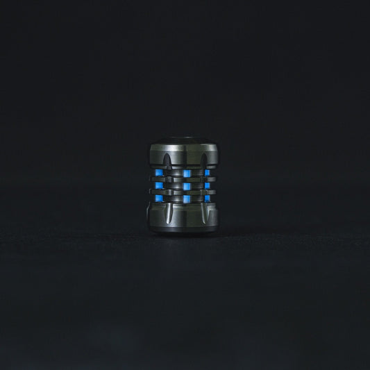 RovyVon Ti Walker EDC Titanium Bead_Blue tritium vials