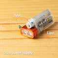 Load image into Gallery viewer, RovyVon Angel Eyes E5 GITD Hybrid Keychain Flashlight

