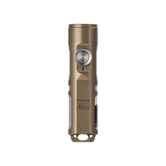 RovyVon Aurora A3 Pro 7075 Aluminum Keychain Flashlight (Desert Tan)