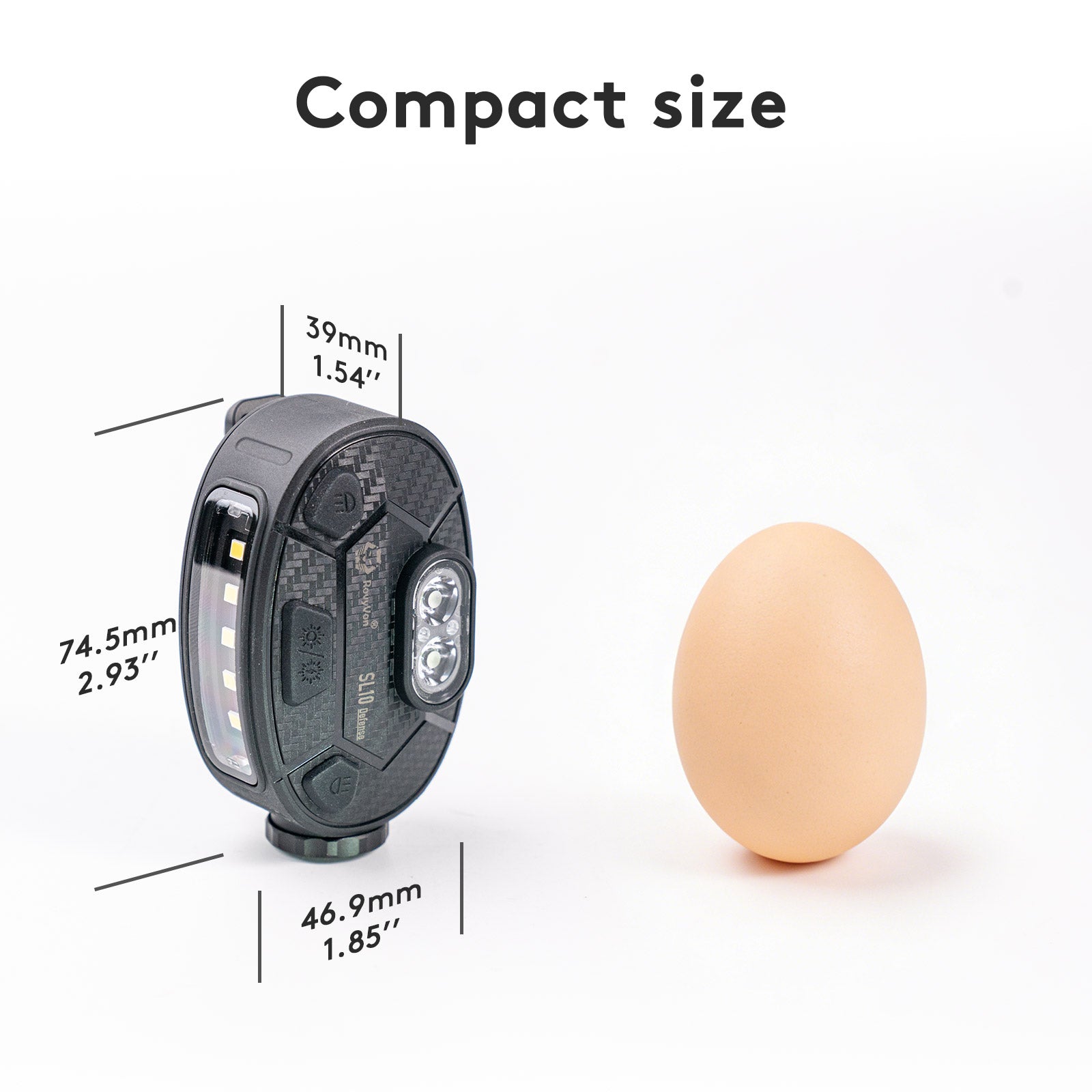 RovyVon SL10 Clip-on AA EDC Safety Flashlight