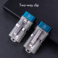 Load image into Gallery viewer, RovyVon Angel Eyes E7 GITD Blue Keychain Flashlight
